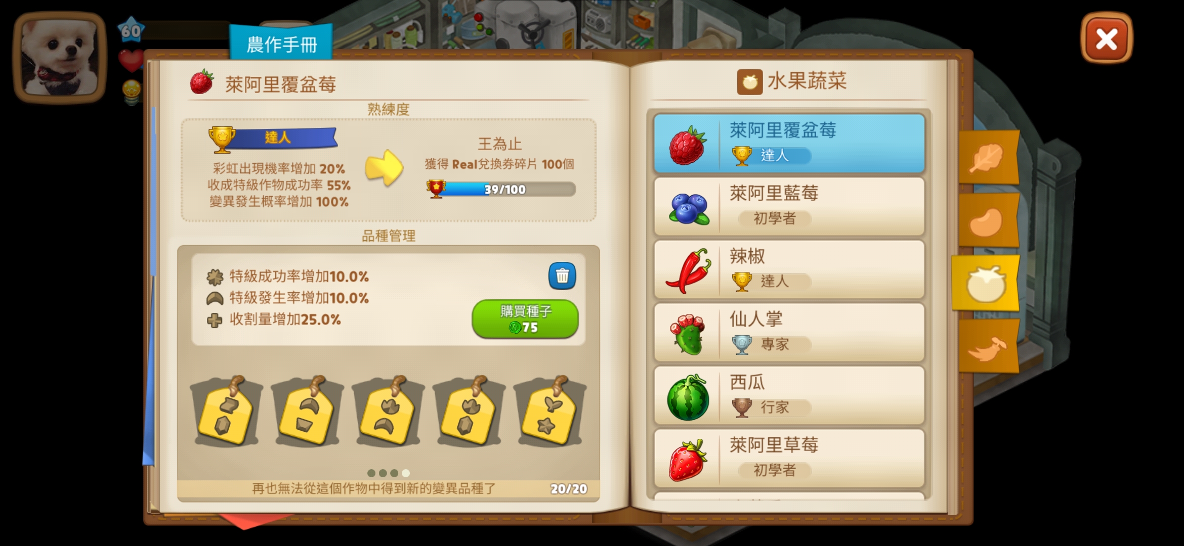 道具 覆盆莓種子 8591寶物交易網