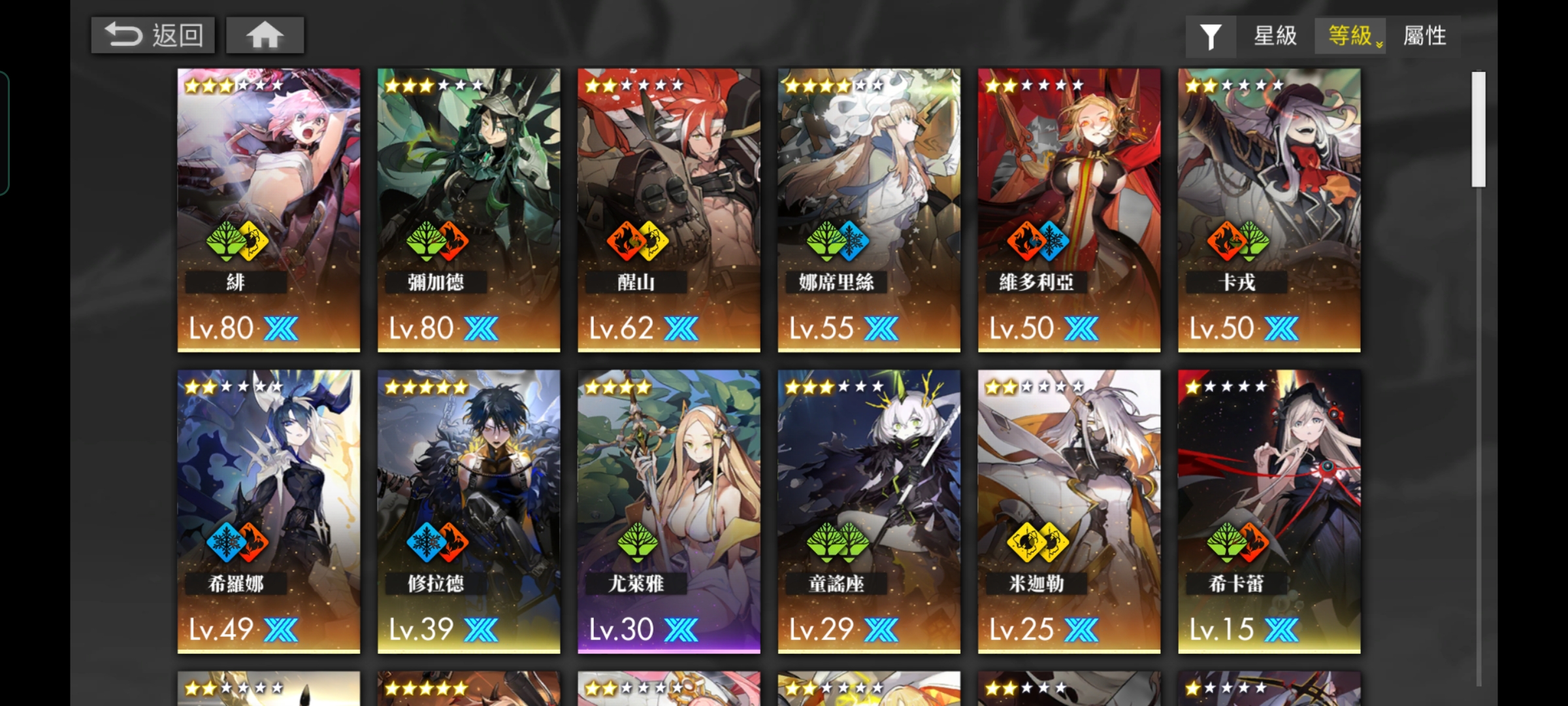 白夜極光帳號 60等 災典傳奇12六星 4突破 森舊印 各種t0角色各色隊伍可組1萬6石 8591寶物交易網