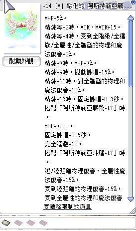 +14 [A]阿斯特莉亞戰盔-LT [融化波利卡片]-8591寶物交易